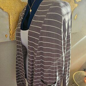 Maurices striped cardigan